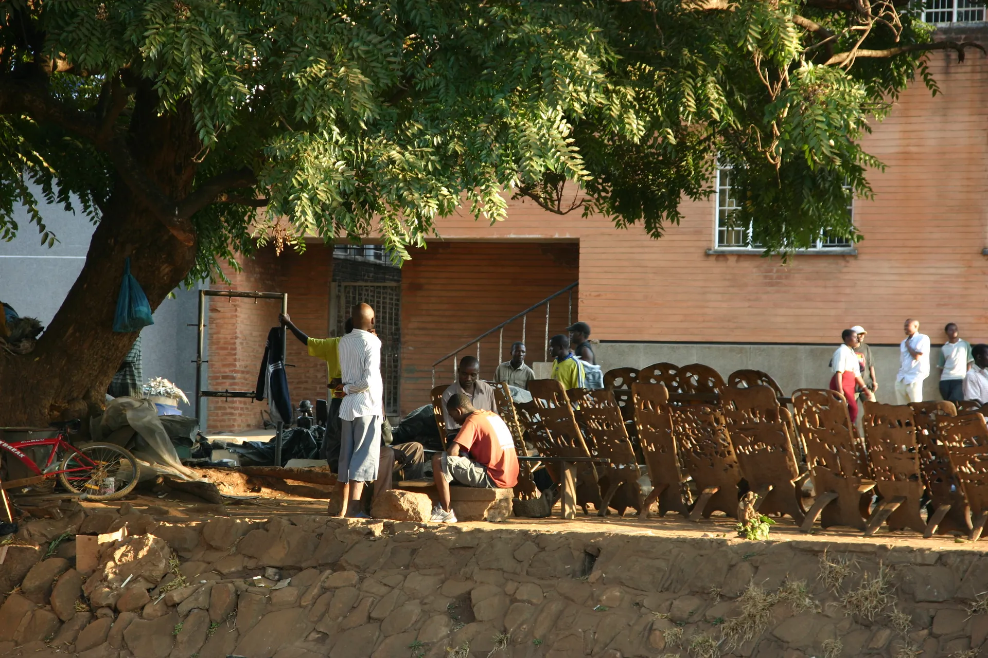 Curio-markt te Lilongwe [Malawi]