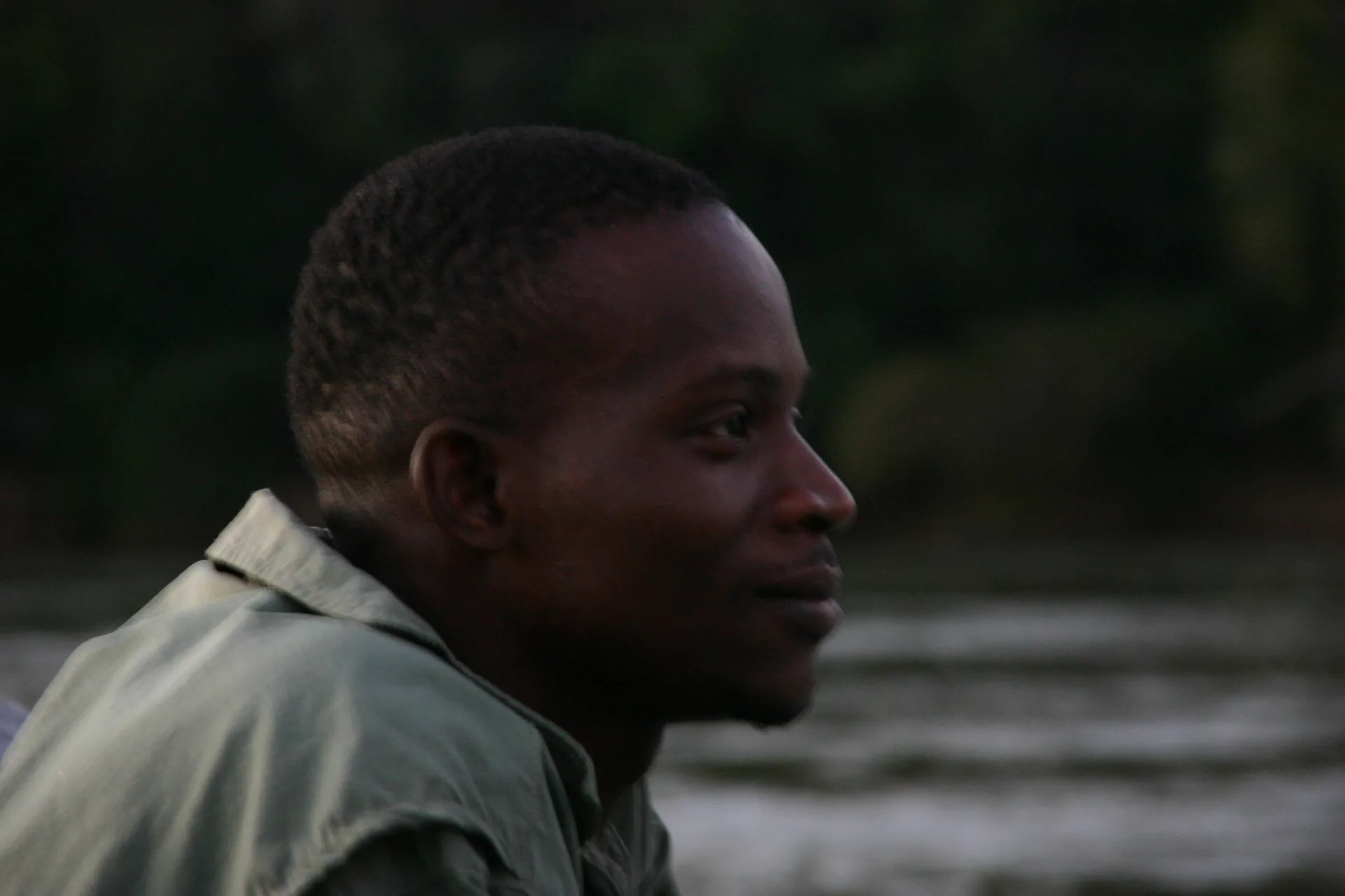 De jonge <i>general manager</i> van Redcliff Lodge [Lower Zambezi]