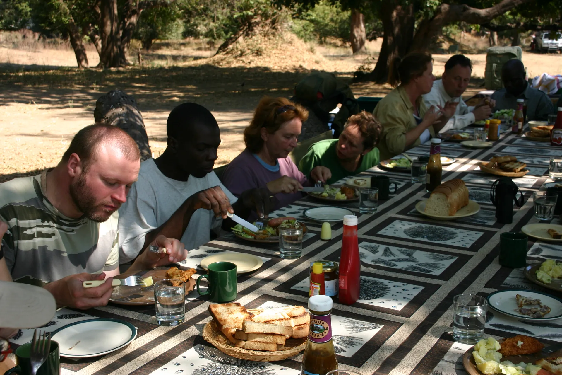 Eten: geheel verzorgde maaltijden in Mana Pools