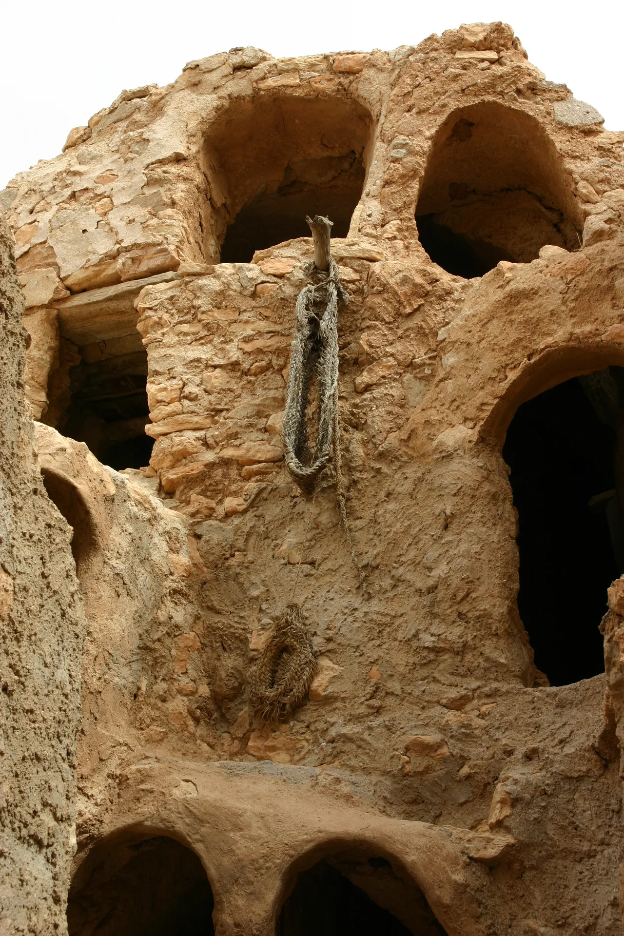 Touw om de voorraden op te hijsen [Nalut]