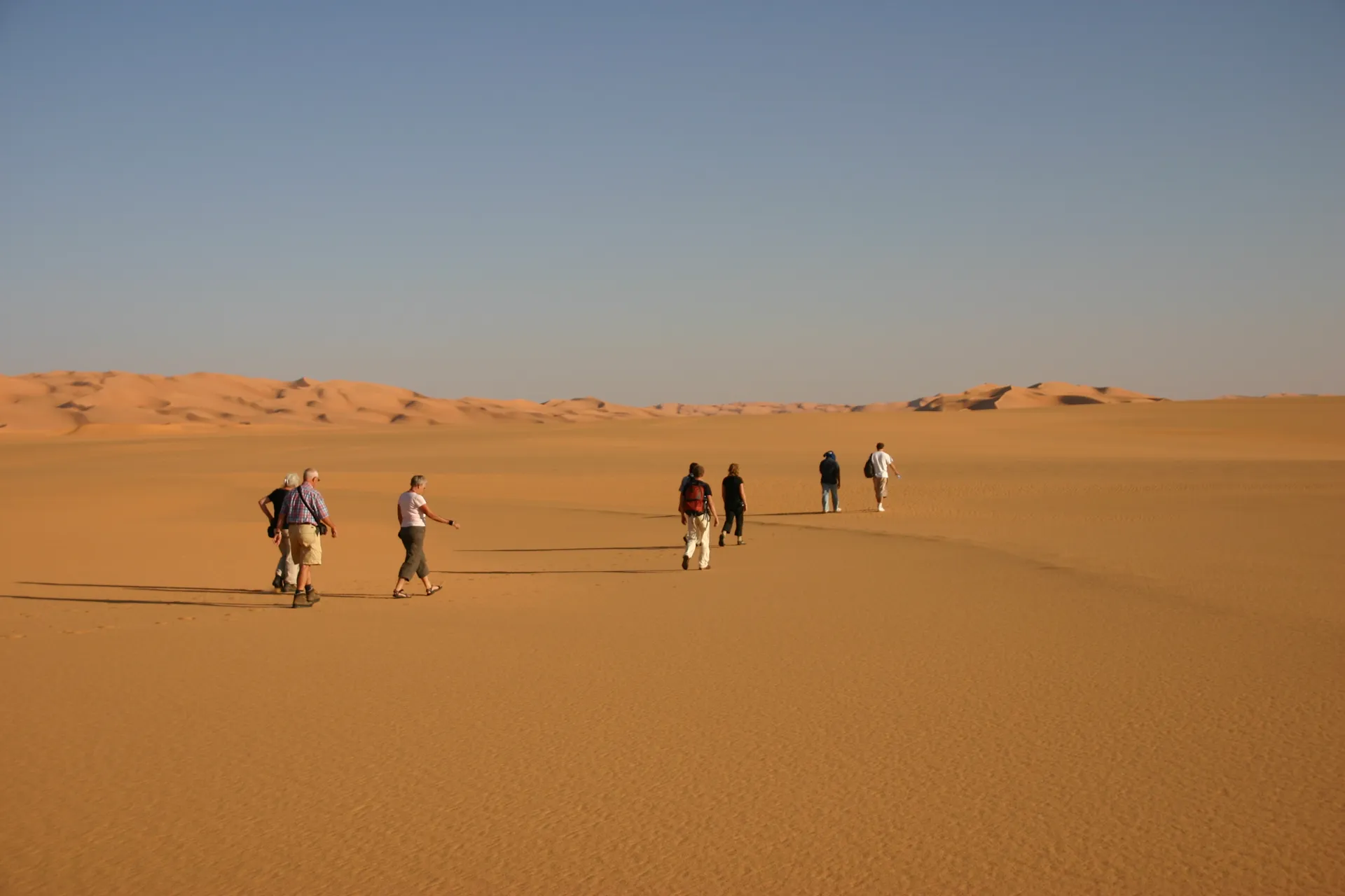 Ochtendwandeling in de Ubari zandzee