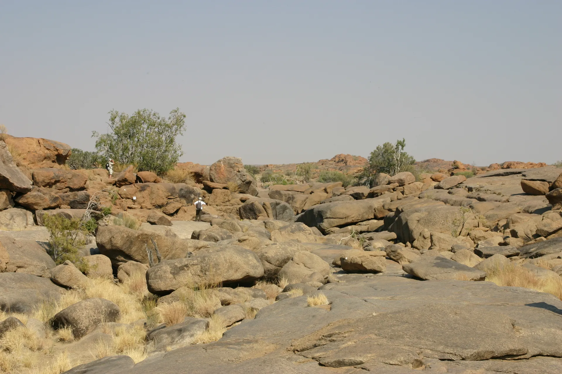 Rotsformaties in het Augrabies park