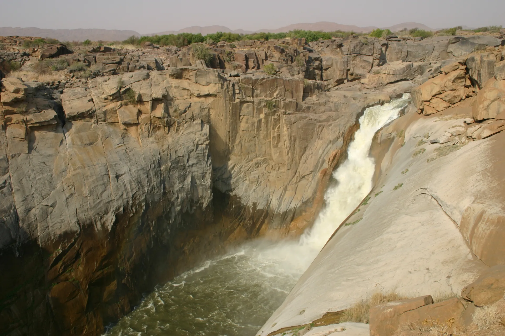 Waterval van de Oranjerivier bij Augrabies