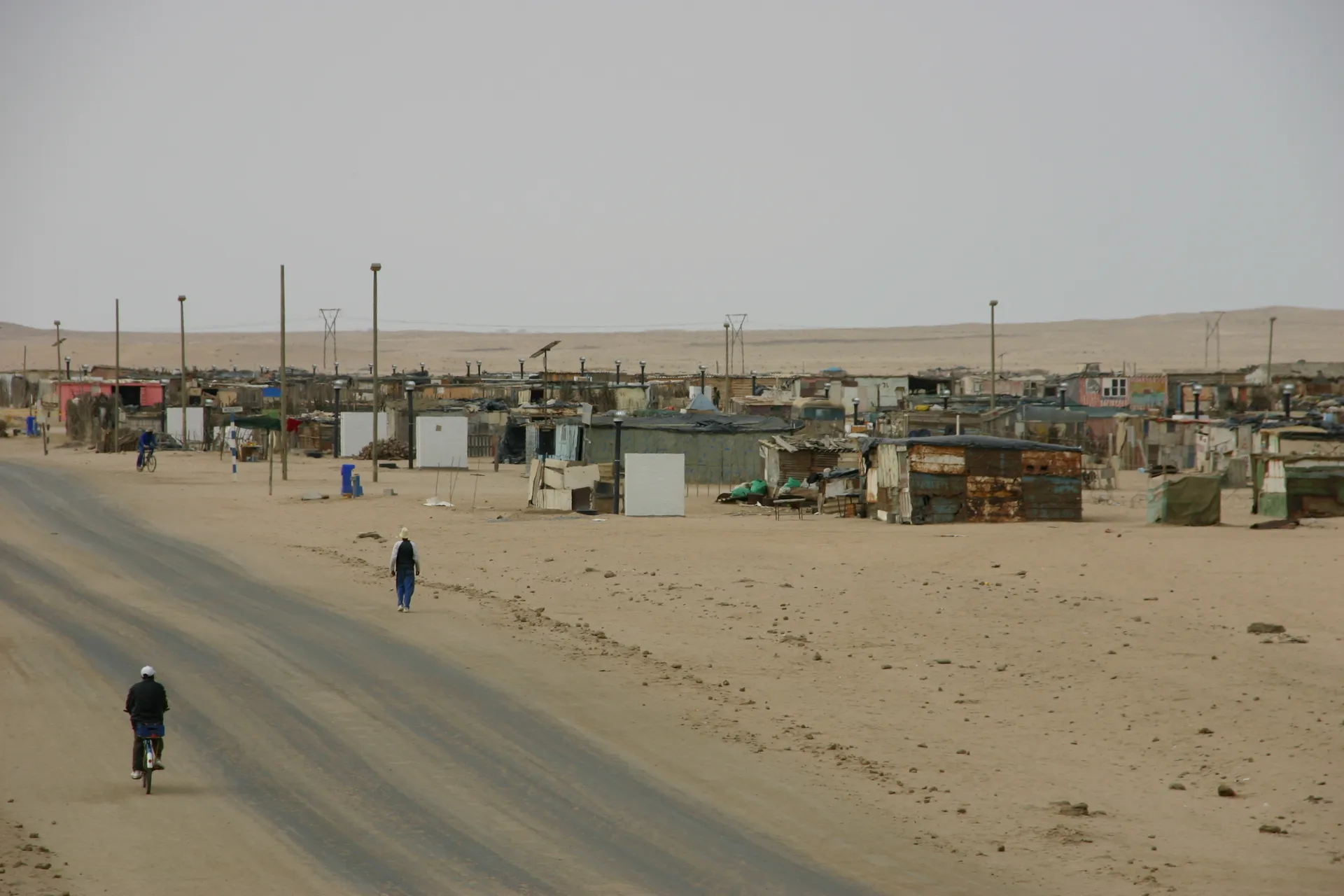 Gezicht op township [Swakopmund, Namibië]