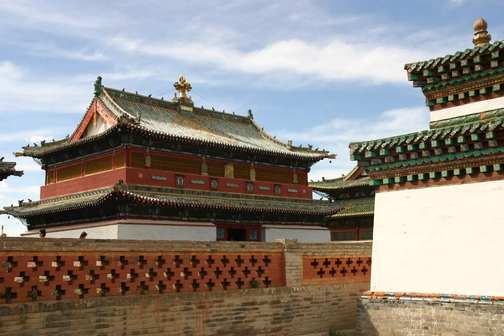 Gebouwen van het Boeddhistische klooster Erdene Zuu [Kharkhorin]